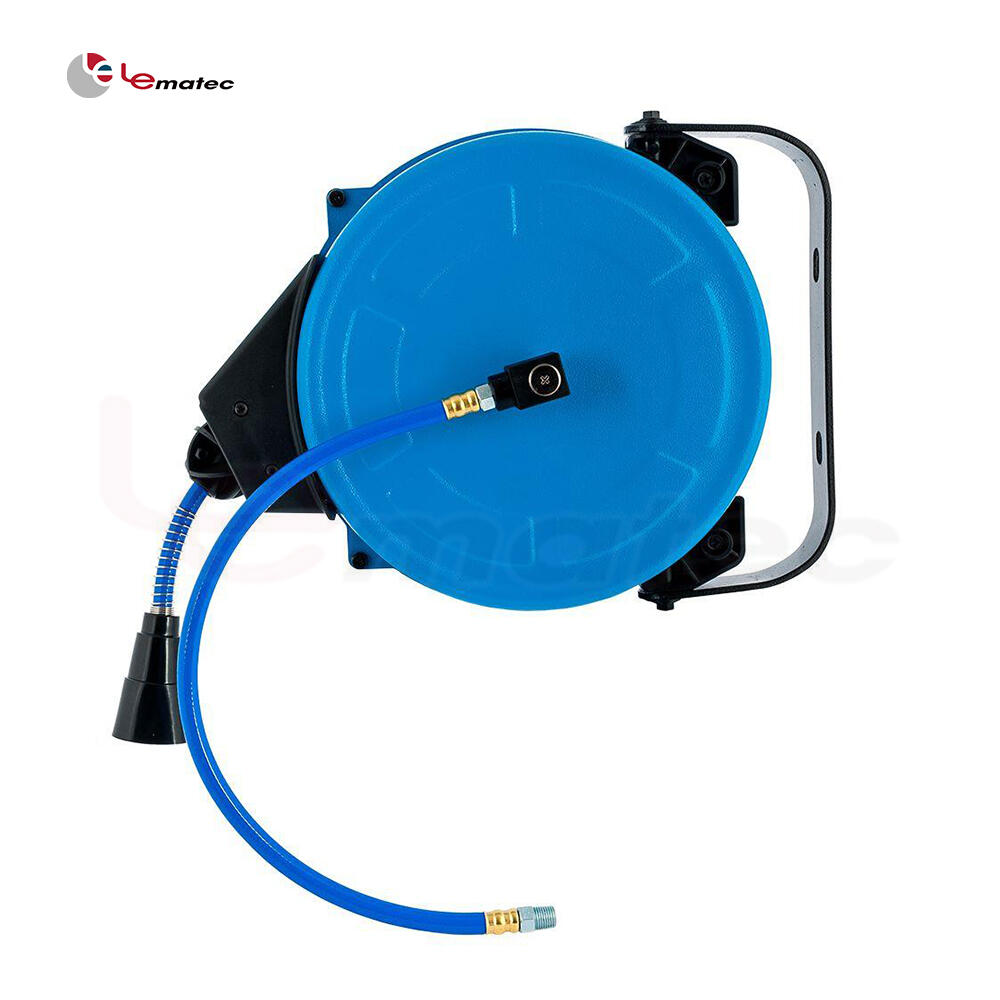 Aluminum Air Hose Reel - 1/4 x 25 ft - Hose Included