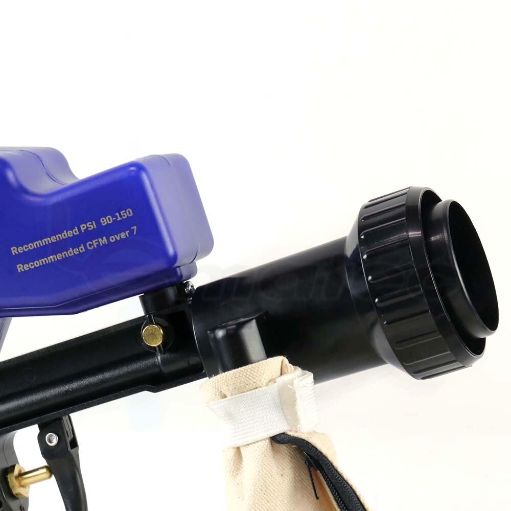 Sandblaster Kit With Compressor Portable Pneumatic Sand Blaster Kit Sandblasting Gun 15 Ft Hose 727575