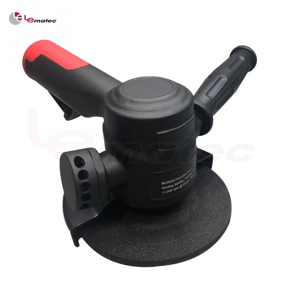 all in one 5" air angle grinder, sander and cutter