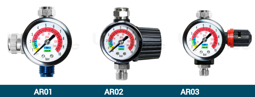 1/4 In. Air Pressure Regulator With Gauge