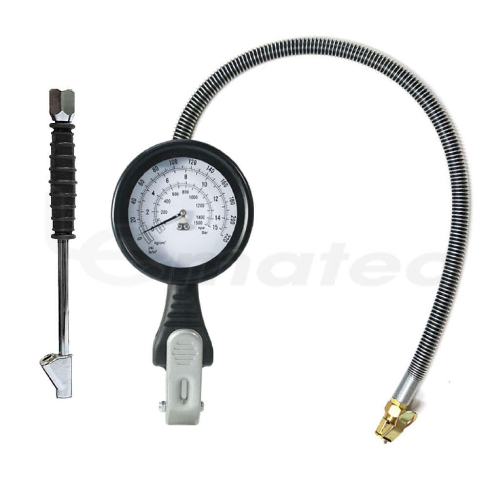 Tyre Inflator Gauge, Analog Pressure Gauge