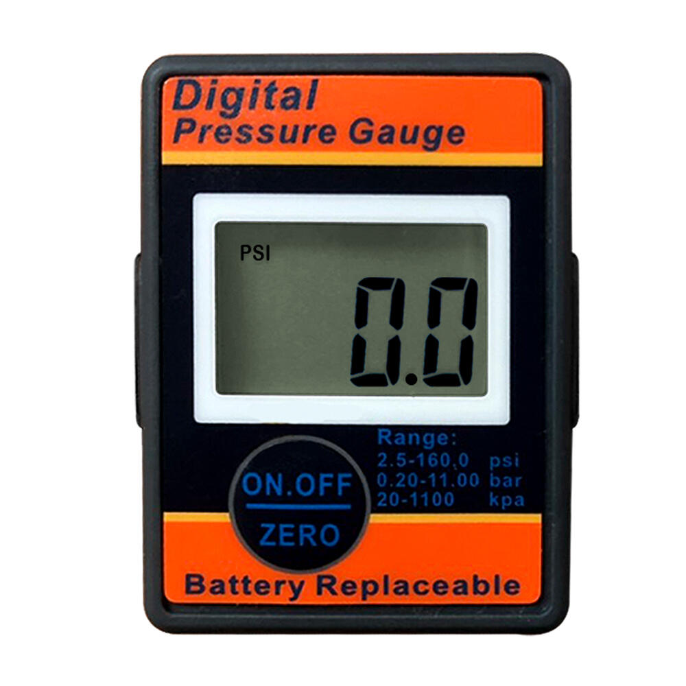 Digital inline air discount pressure gauge