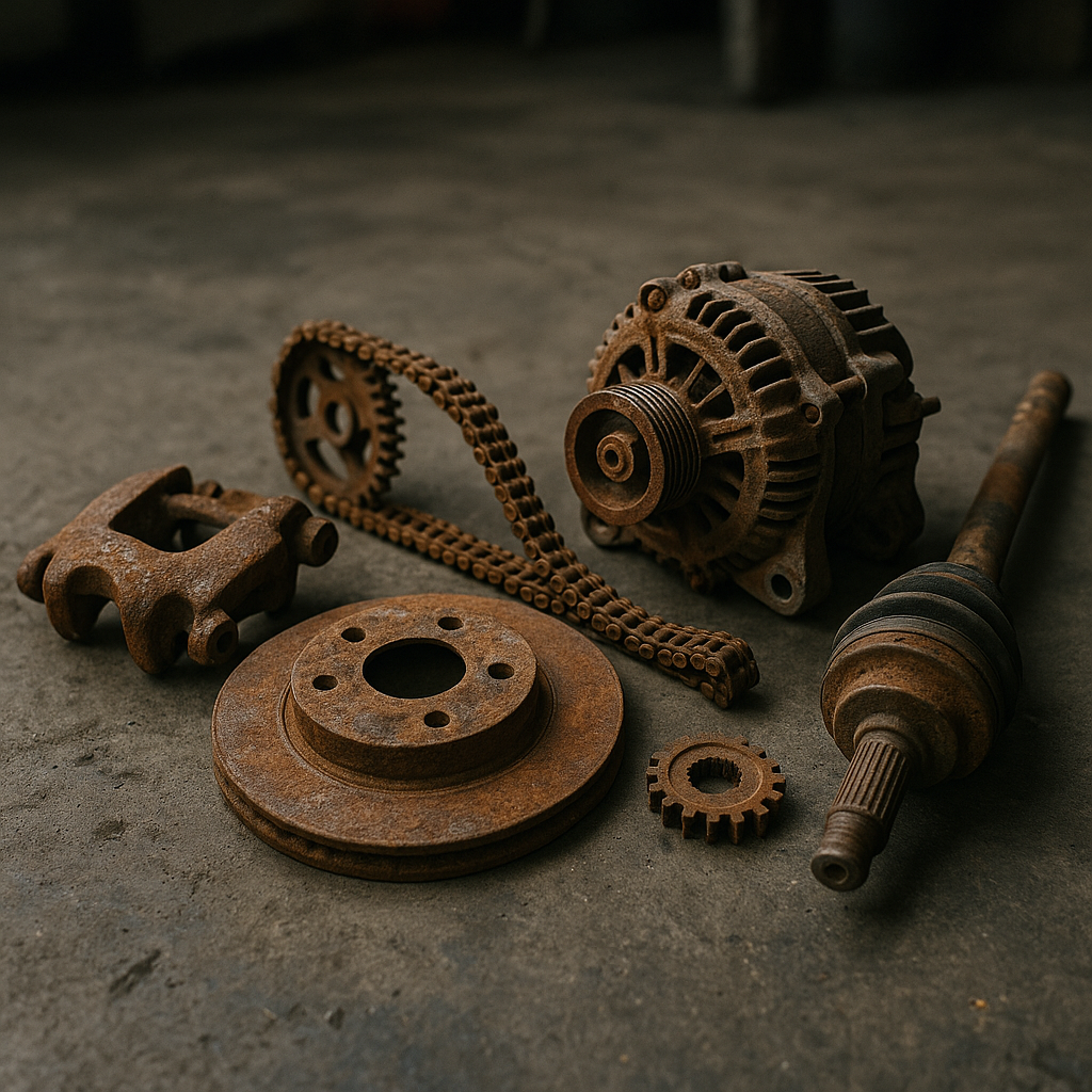 Automotive Parts Rust Removal | DIY Sandblasting Guide for Car Repair