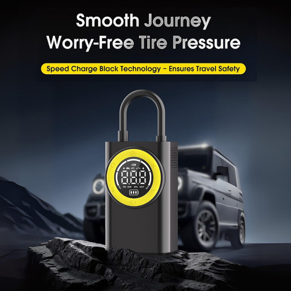Portable cordless tire inflator LEMATEC LE-DTI-68-1 with Type-C fast charging