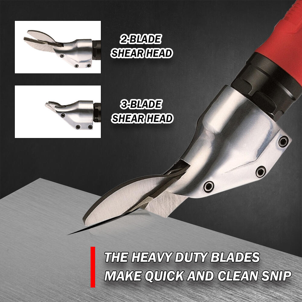 NEWTRY Pneumatic Scissors, Air Industrial Shears, Heavy Duty Metal