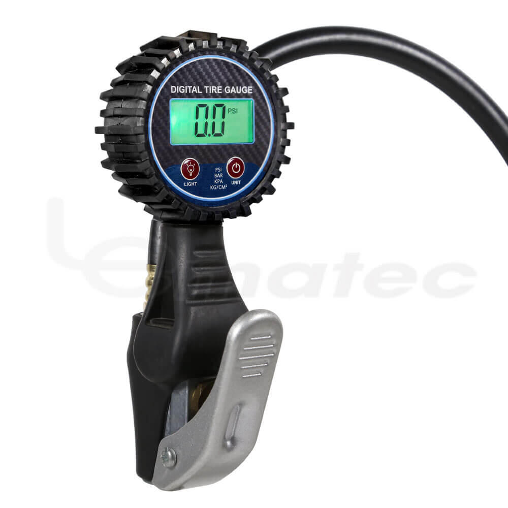 Heavy duty tire inflator sales with gauge
