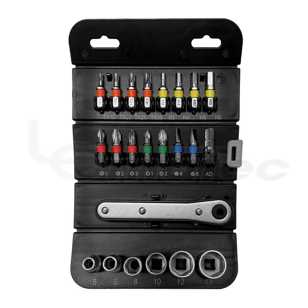 Mini Ratchet Set, 23 Pcs, Easy to Carry
