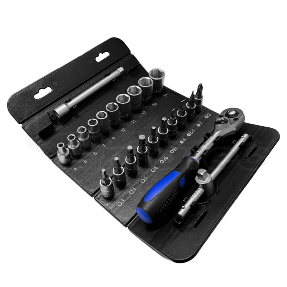 Socket Tool Kit 1/4 Wrench Key Set Car Tools Kit Set Home Auto Repair Hand  Tool