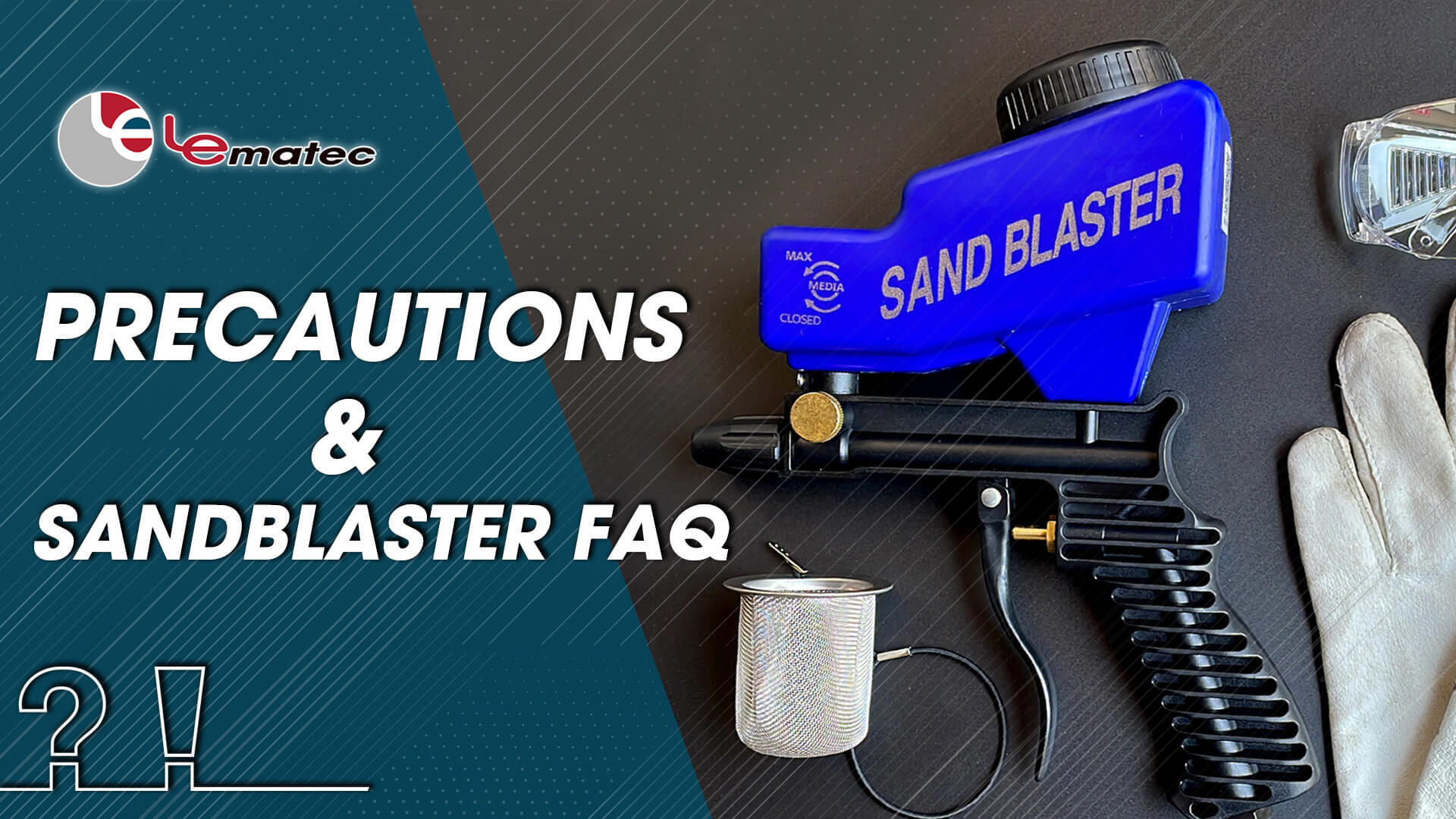 Sandblaster not clearance blowing sand